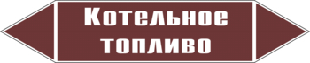 Маркировка трубопровода "котельное топливо" (пленка, 358х74 мм) - Маркировка трубопроводов - Маркировки трубопроводов "ЖИДКОСТЬ" - ohrana.inoy.org