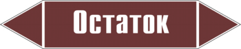 Маркировка трубопровода "остаток" (пленка, 716х148 мм) - Маркировка трубопроводов - Маркировки трубопроводов "ЖИДКОСТЬ" - ohrana.inoy.org