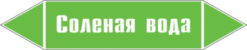 Маркировка трубопровода "соленая вода" (пленка, 716х148 мм) - Маркировка трубопроводов - Маркировки трубопроводов "ВОДА" - ohrana.inoy.org